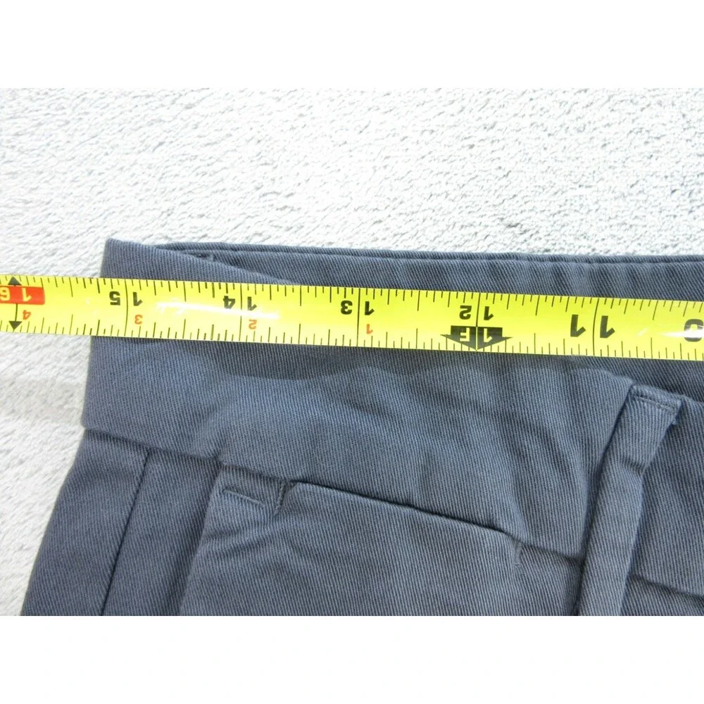 Banana Republic Pants Men Size 30 x34 (Actual 29 x 32) Chino Gray Flat Front